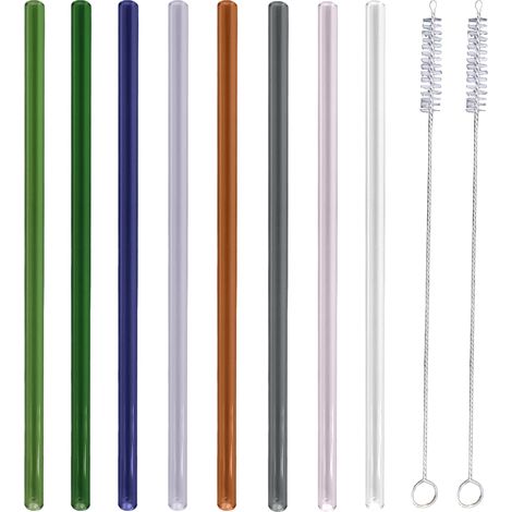 Set aus farbigen Borosilikatglasröhren (verschiedene Farben) Borosilikatglasröhren für die Glasherstellung und Bastelarbeiten (1/5)