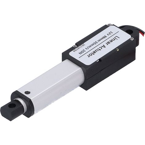 Vérin Électrique Linéaire 30mm 12V DC Silencieux Protection Court-Circuit Étanche Mini Moteur Linéaire 30mm/s-20N (1/5)