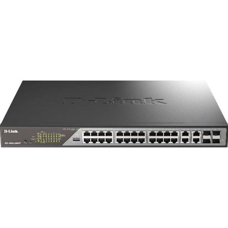 Switch Gigabit PoE Smart Surveillance DSS-200G-28MPP/E