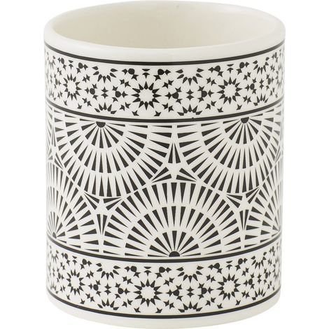 Porte brosse à dents ethnique en porcelaine (1/3)