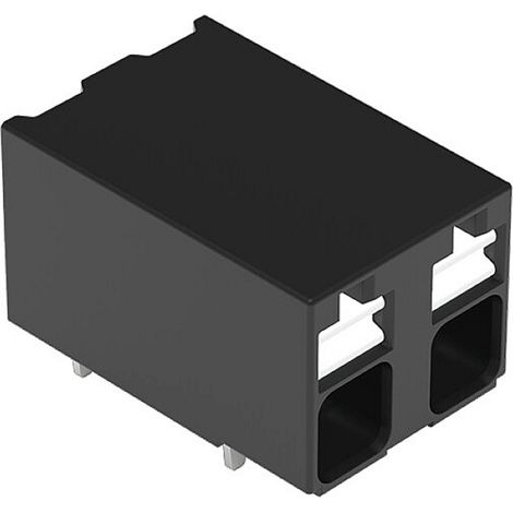 WAGO 2086-3202/300-000 Borne pour circuits imprimés 1.50 mm² Nombre de pôles 2 noir 1 pc(s) (1/4)
