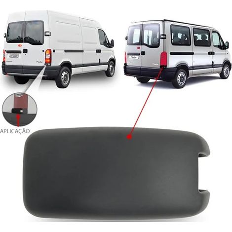 Tapa de bisagra inferior derecha trasera Renault Mascott Master Opel Movano Nissan Interstar 1998-2010 FT90902 (1/5)