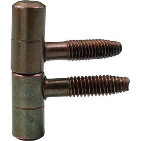 Cerniere Tipo Anuba In Acciaio Tradiz.Bronzate 358 Mm. 9 Cf.100Pz