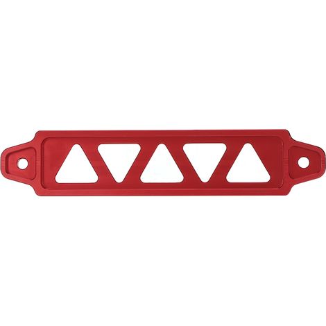 Lot universel de fixation pour batterie auto 217mm/8.5in, support stabilisateur rouge (1/5)