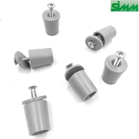 TAPPO ARRESTO IN NYLON MM.28 CON VITE