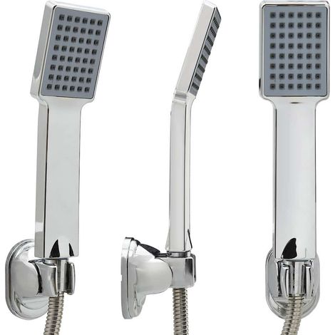 Maison Exclusive - Soffione Doccia Manuale con Tubo 1,5 m Cromato (1/5)