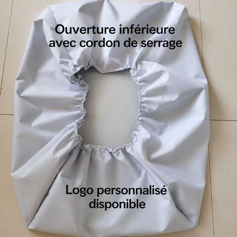 Housse de protection en tissu Oxford imperméable gris foncé gris réf 4598 500 g – Livraison gratuite (1/5)