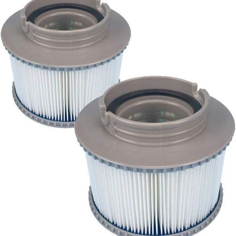 MSPA Cartouches de Rechange de Filtre pour Tous Les modèles Spas Swimming Piscine,Cartouches filtrantes avec Filet pour MSpa Bubble Spa (4 pièces) (1/5)