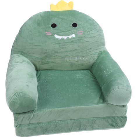 Canapé-lit pliable pour enfants, motif dinosaure mignon et confortable, idéal pour les tout-petits et les chambres d'enfants. 2 couches. (1/5)