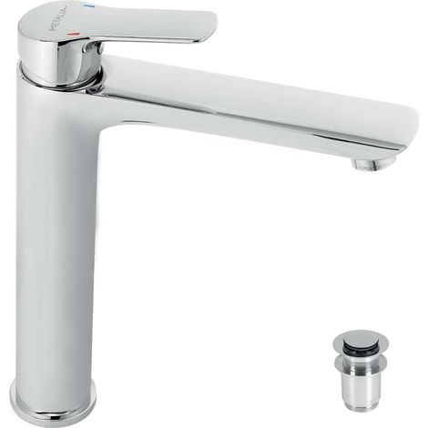 Novaservis Metalia 54 - Mitigeur de lavabo avec bonde Click-Clack, Eco, chrome 54503,0
