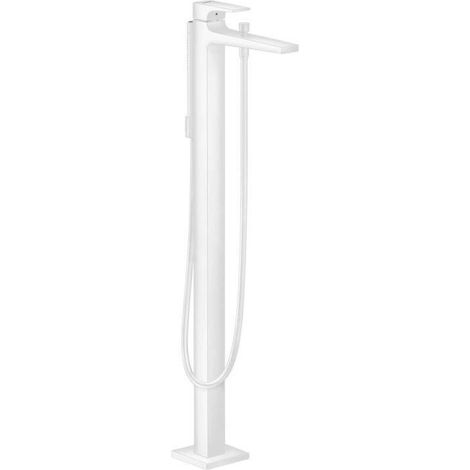 Metropol Mitigeur bain/douche, set de finition, poignée manette, Blanc mat (32532700) (1/5)