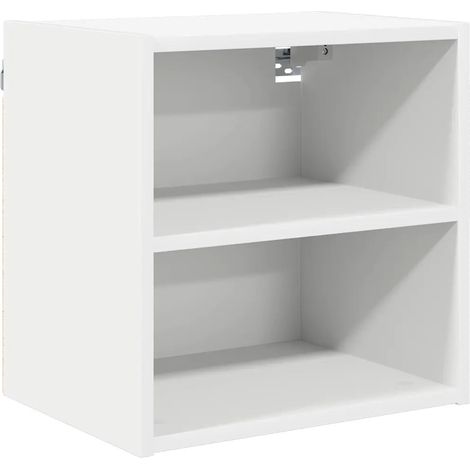 Armadio pensile moderno da cucina 40 x 29,5 x 40 cm grande capacità di stoccaggio in legno ingegnerizzato bianco 020053457
