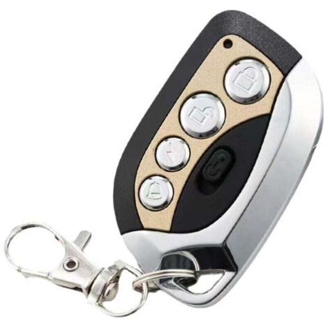 Duplicateur de Commande à distance sans Fil, XU,Télécommande Portail Copie,433.92MHz Clonage Électrique Clonage Universel Duplicateur Clé Fob pour Porte de Garage (Or) (1/4)