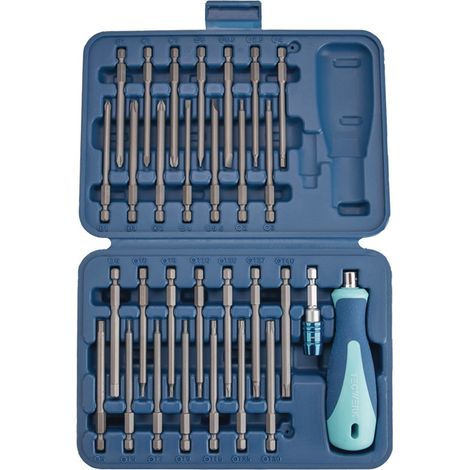 TECWERK Bitsortiment 30-tlg.Schlitz/PH/PZD/TX-BO/6Kt.TECWERK