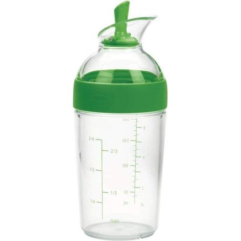 [JAMAIS UTILISÉ]Good Grips – Shaker à vinaigrette compact - Shaker pour sauce salade - Bouteille transparente - verte (1/5)