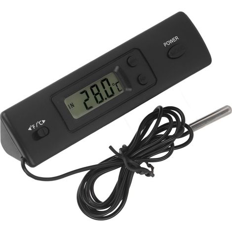 Thermomètre numérique LCD avec sonde filaire pour réfrigérateur et congélateur (1/5)