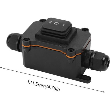 Interrupteur à bascule 3 positions ON/Off/ON 12V 16A IP68 universel pour auto bateau camping-car (1/5)