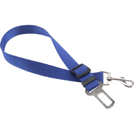 Laisse De Sécurité Pour Chien En Voiture - Sangle Nylon Réglable 2,5 Cm X 70 Cm - Compatible Tous Sièges Auto Et Ceintures Standard - 1 Pièce