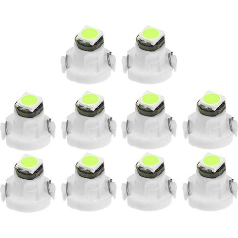 Lampe LED T3 3030 Verte 10 Pcs Intérieur Voiture (1/5)
