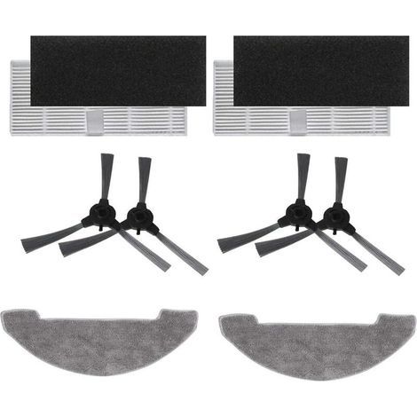Kit d'Accessoires pour Proscenic 850T avec 2 Brosse Principale 4 Filtre Hepa 6 Brosse Latérale 4 Chiffon de Vadrouille (1/5)
