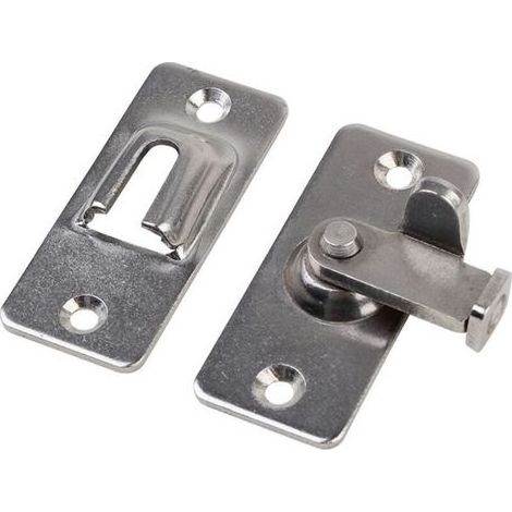 Set of 2 hardware of Door Loop of Door sliding Stainless steel 90 degrees Locking to Angle Right Hardware Tools Door of safety Bolt of window Tools of hardware of Po (1/5)
