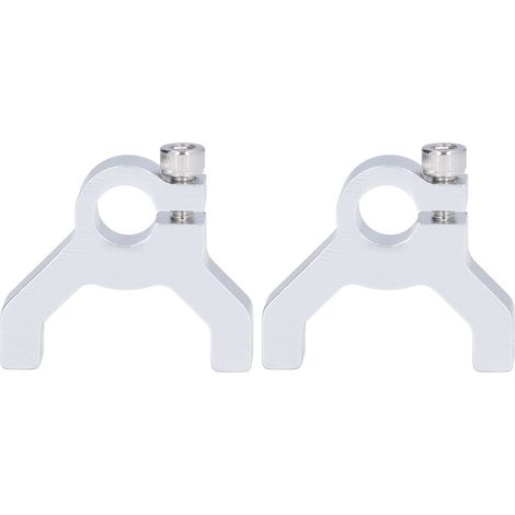 2 supports de serrage 1 côté 2 poteaux, filetage M4 en aluminium, fixation pour arbre robot, accessoire 3400‑0032‑0375 3/8 po (1/5)