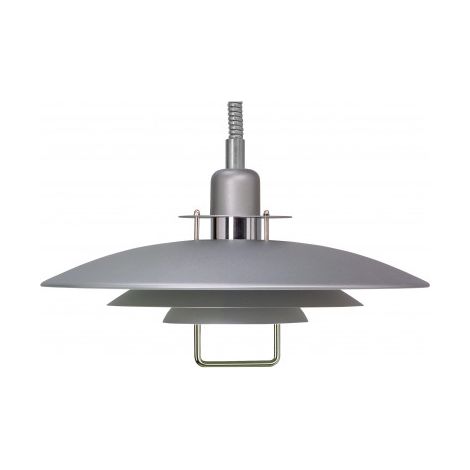 Belid Primus - Suspension de plafond à 1 lumière, structure grise, E27 (1/4)