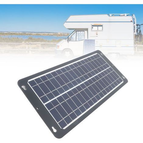 Panneau Solaire Monocristallin 30W avec Câble OBD pour Camping Car Charge Portable (1/5)