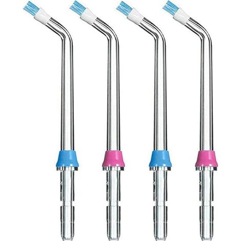 Ersatzaufsätze zur Plaqueentfernung, geeignet für Waterpik Mundduschen, Ersatzaufsätze für Mundduschen, Bürstenköpfe zur Plaqueentfernung (4er-Packung) (1/5)
