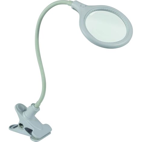 Lampe-loupe Led Avec Pince - 5 Dioptres - 6 W - 30 Leds - Blanc (1/4)