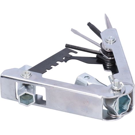 Kit de Survie Pliant avec Scie à Chaîne, Outils de Poche Multifonctions pour Matériel 705580