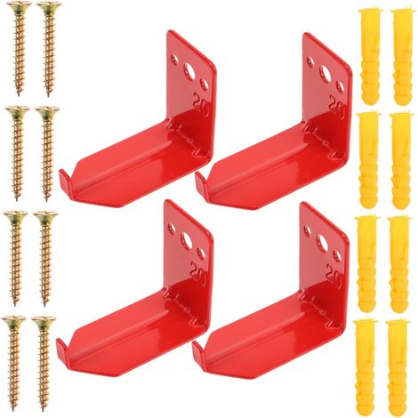 teiliges Wandmontage Set aus Metall für Feuerlöscher mit