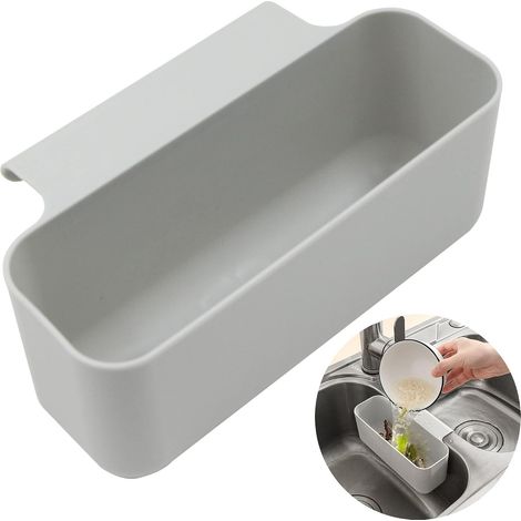 CCYKXA Sink Drain Basket Strainer - Easy to Use, for Kitchen, Over-Sink Drying Rack for Storing and Washing Dishes/Fruits/Vegetables, 1 Piece, 20 x 10.5 x 8.5cm (1/5)