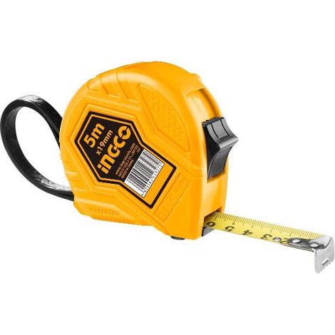 -CAHERSA- Flexómetro INGCO BASIC 5 Mts 19 mm (1/2)