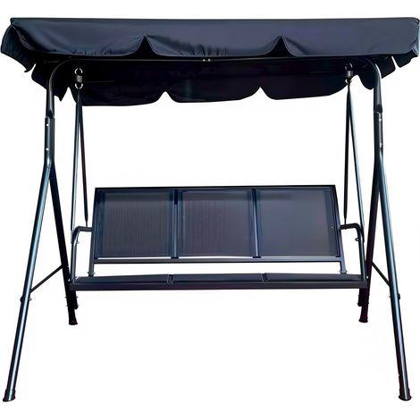 Lykke Hollywoodschaukel Elegance, Grau (1/3)