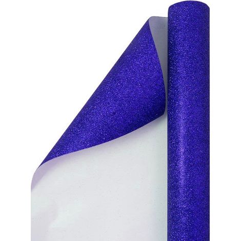 TrAdE Shop Traesio - Rotolo Pellicola Adesiva Blu Glitter 45cmx2m Pannelli Cassetti Mobili -