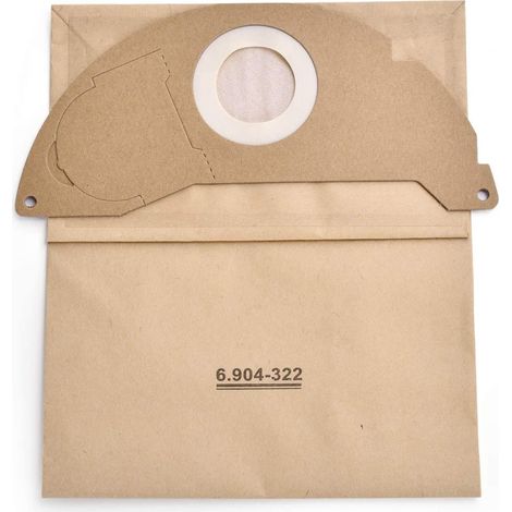 10x Staubsaugerbeutel für Kärcher WD2250 A2004 A2054 MV2 WD2 6.904-322.0 (1/4)