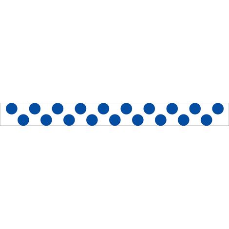 Lot 2 bandes 100mm x 1m - Double ronds Bleu - 4640228