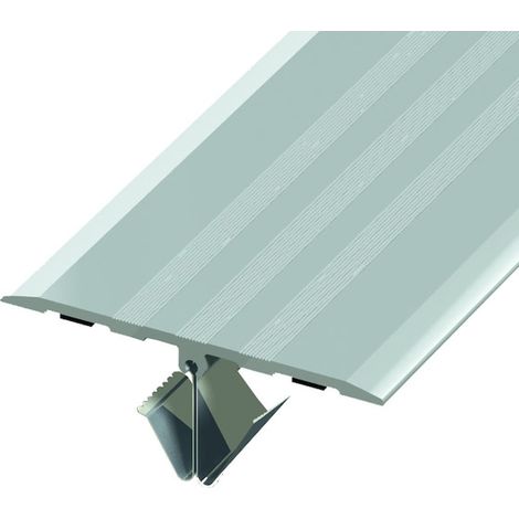 Couvre-joint de sol renforcé adhésif aluminium anodisé 3000 x 120 mm - DINAC