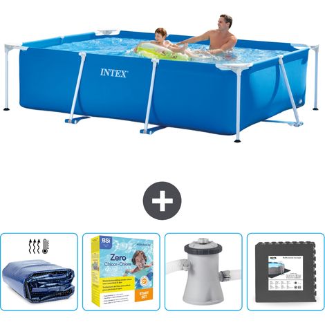 Intex Piscina con struttura Rettangolare - 260x160x65 cm - 7-pezzi  SCB10 (1/5)