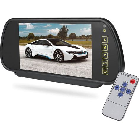 Monitor Specchietto Retrovisore 7 " pollici per Retromarcia per Auto Camper (1/5)