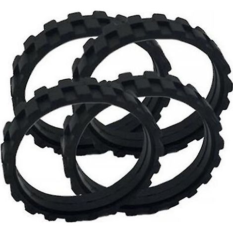 Lot de 4 pneus pour aspirateur robot IROBOT ROOMBA (séries 500, 600, 700, 800, I7, S9, pneus de remplacement iRobot) (1/5)