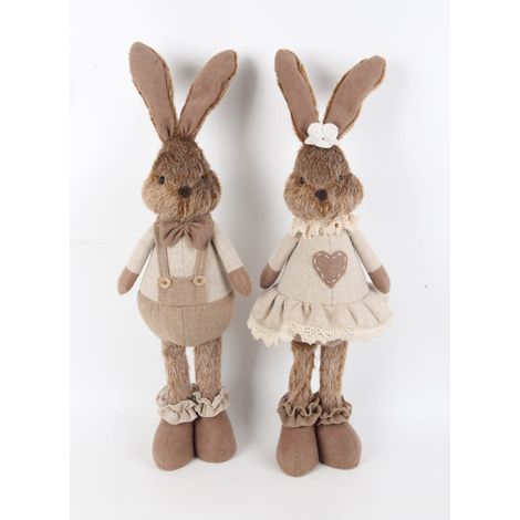 TrendLine Dekofigur Hase 60 cm braun Figur