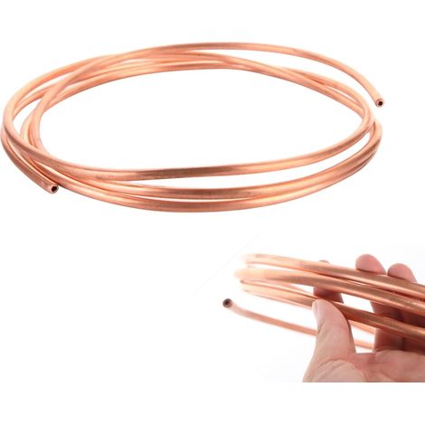 Flexible Copper Tube, Copper Tube for Refrigeration Piping, Flexible Copper Coil Tube Pipe, 1m - 3x0.5mm for Air Conditioning, Submersible Cooler Manufacturing (1/5)