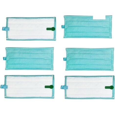 Lot De 6 Lingettes De Rechange Lavables for Aspirateur Vapeur Vorwerk Et Kobold SP600