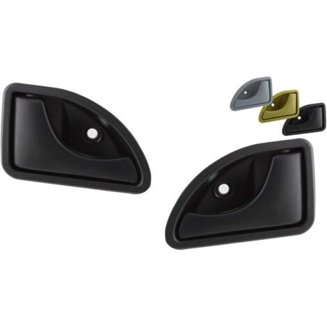 2 x TWINGO/KANGOO front left and right door handle, LIFETIME WARRANTY (Black)