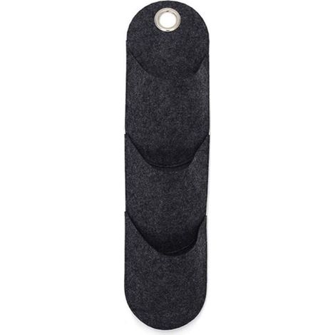 Color : Black A, Size : 49 x 12 x 5CM Sac de Rangement Sac de Rangement Accueil Hanging Sac Wardrobe Accueil Tenture de Type Multi Couche en Feutre Mur Creative Hanging Sac de Rangement (1/4)