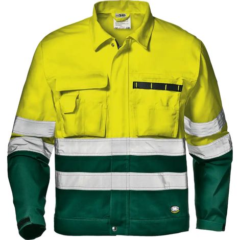 SIR SAFETY SYSTEM GREEN COLOR Veste de travail haute visibilité jaune et vert Taille 54