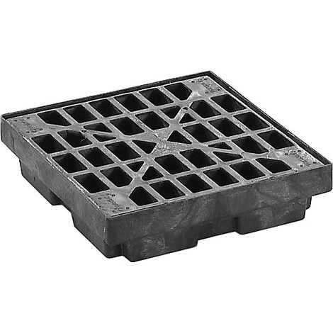 Justrite, Cuve de rétention en polyéthylène recyclé, cuve plate