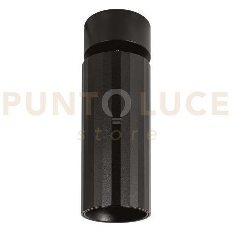 GFA1681C SPOT DA SOFFITTO IN ALLUMINIO 1 LUCE LED 3000K 720LM 9W IP20 NERO SATINATO ORIENTABILE